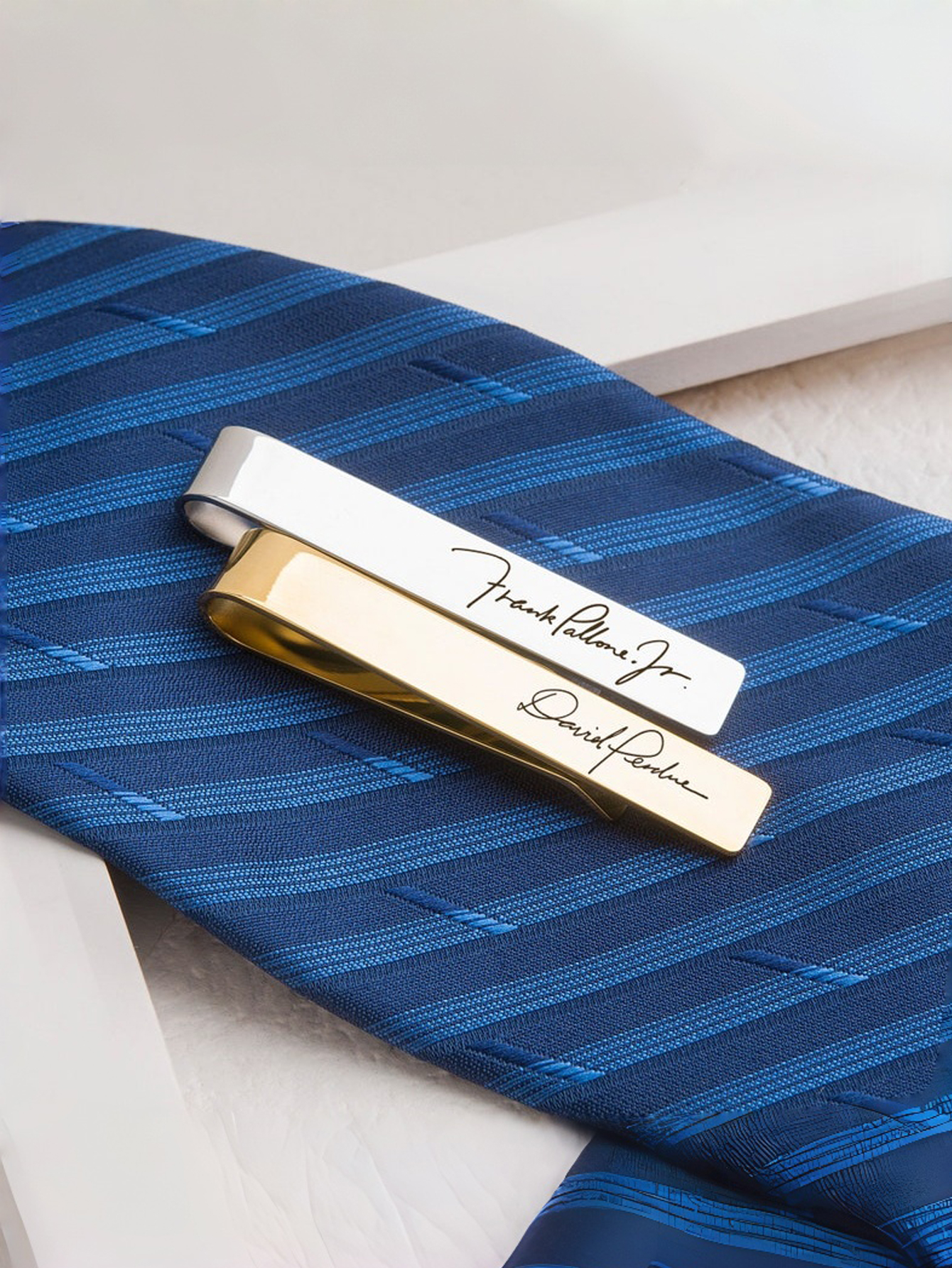 Custom Engraved Tie Clip - Personalized Tie Clip Father of the Groom Gift - Wedding Gift